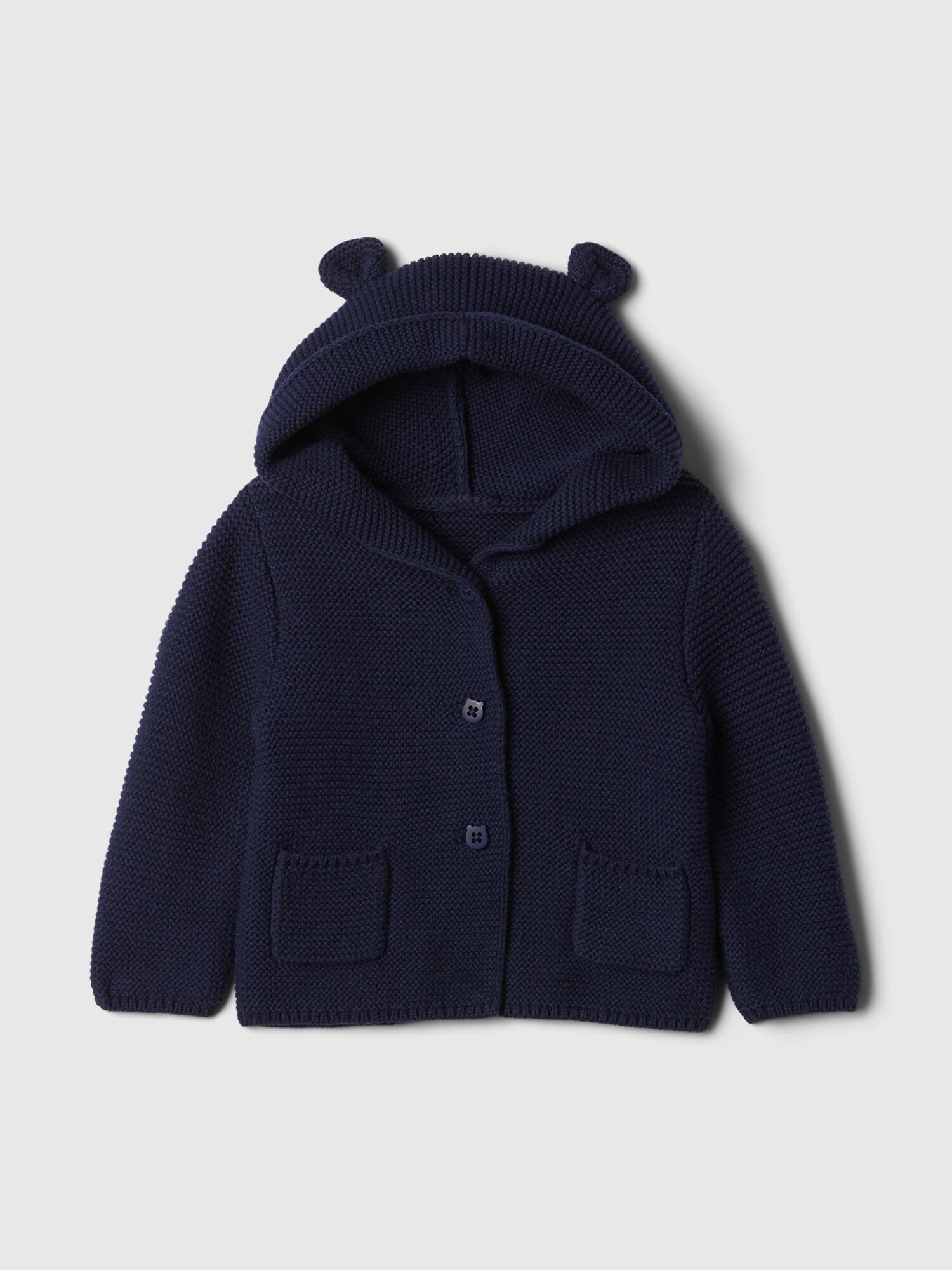 Baby Bear Cardigan - NAVY UNIFORM / 12-18M