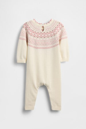 Baby Fair Isle Sweater One-Piece