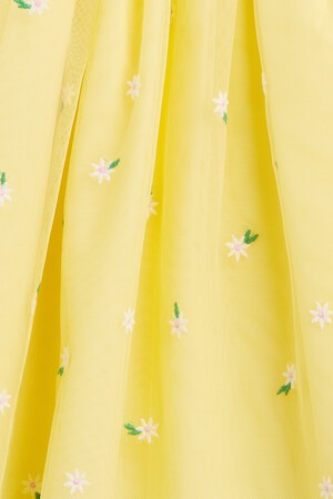Baby & Toddler Embroidered Daisy Tulle Dress