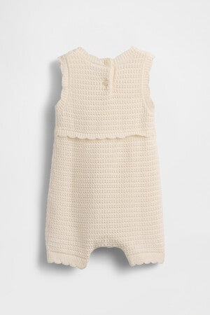 Baby Ice Cream Crochet Shorty One-Piece