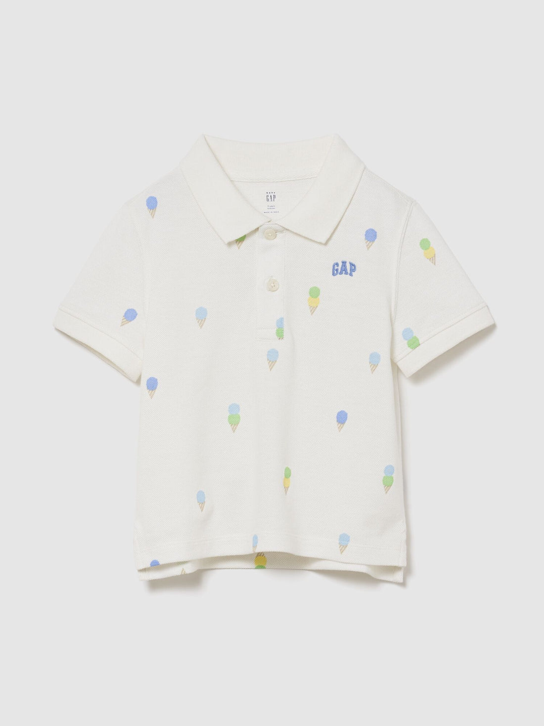Baby & Toddler Pique Polo Shirt - NEW OFF WHITE OPT1 / 18-24M