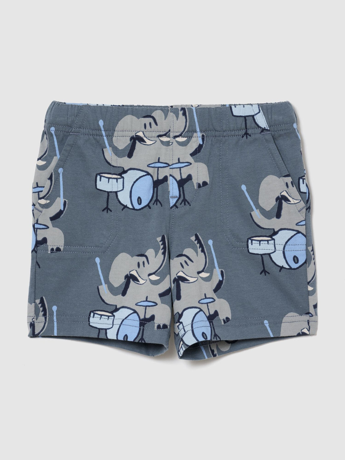 Baby & Toddler Mix & Match Pull-On Shorts - DRUMMER ELEPHANT / 12-18M