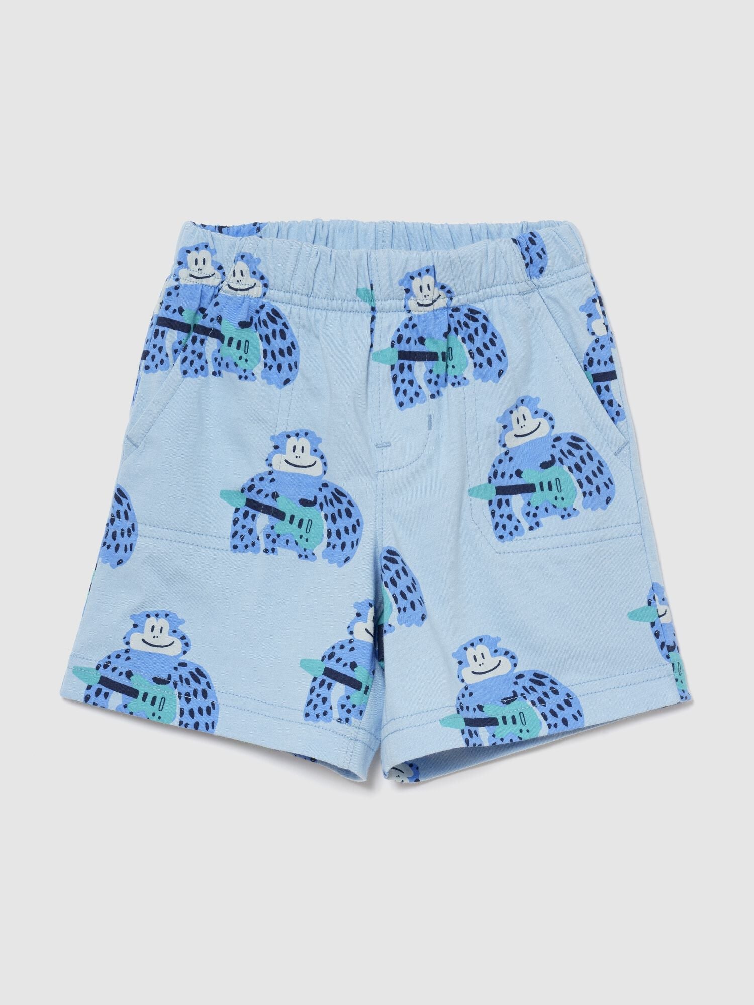 Baby & Toddler Mix & Match Pull-On Shorts - BASS GORILLA / 18-24M