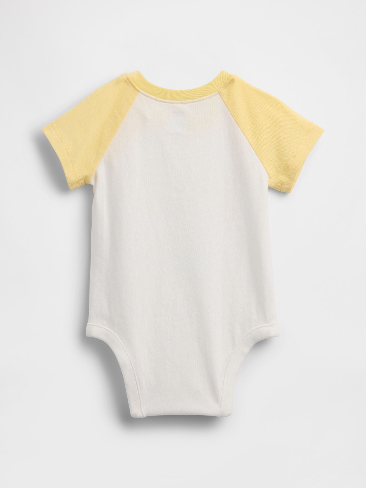 Baby Organic Cotton Gap Logo Raglan Bodysuit