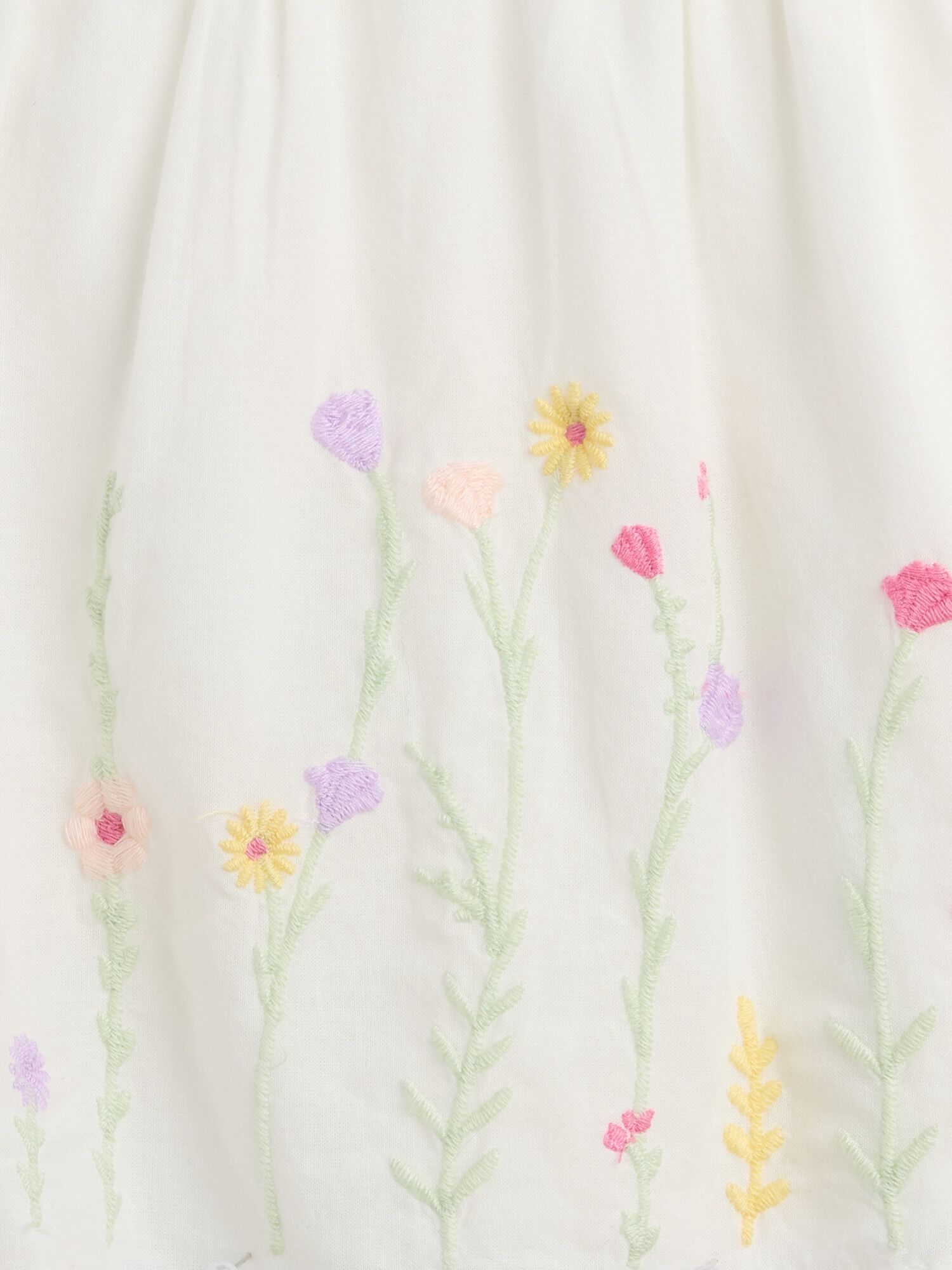 Baby Embroidered Floral Outfit Set