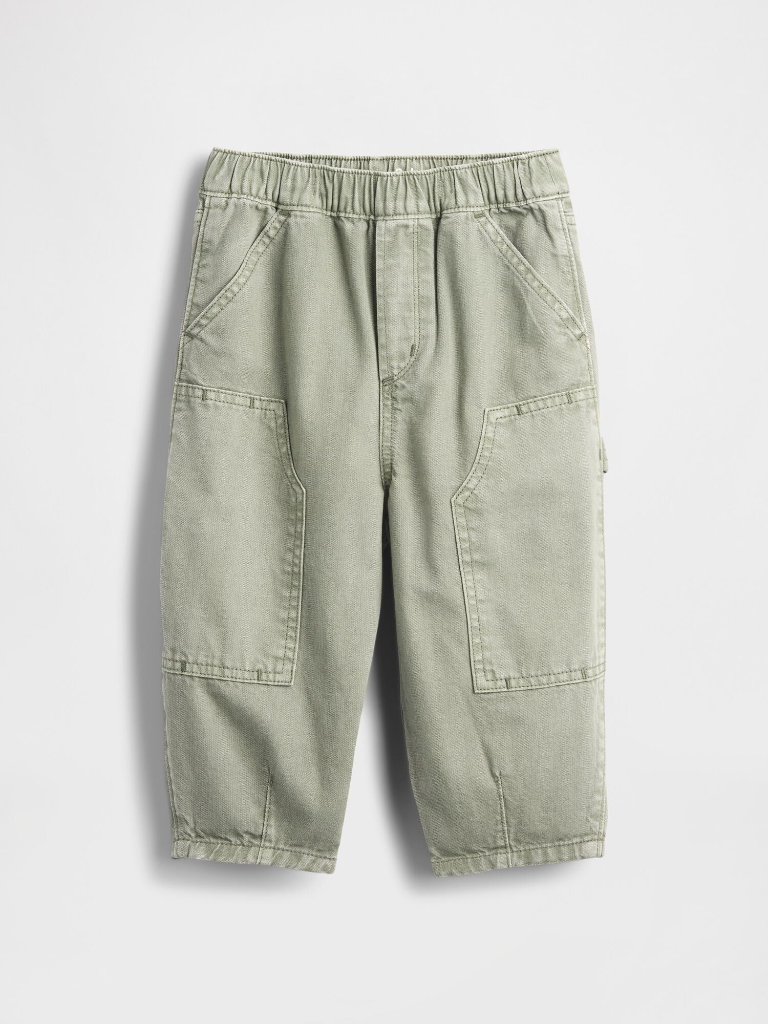 Baby & Toddler Pull-On Barrel Carpenter Jeans - SAGE / 12-18M