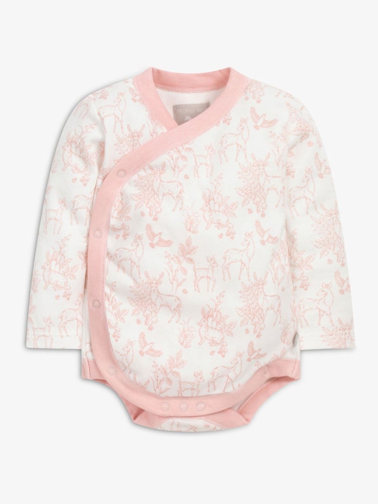 The Little Tailor Pink Welcome Little Baby 100% Cotton Gift Set 4 Piece