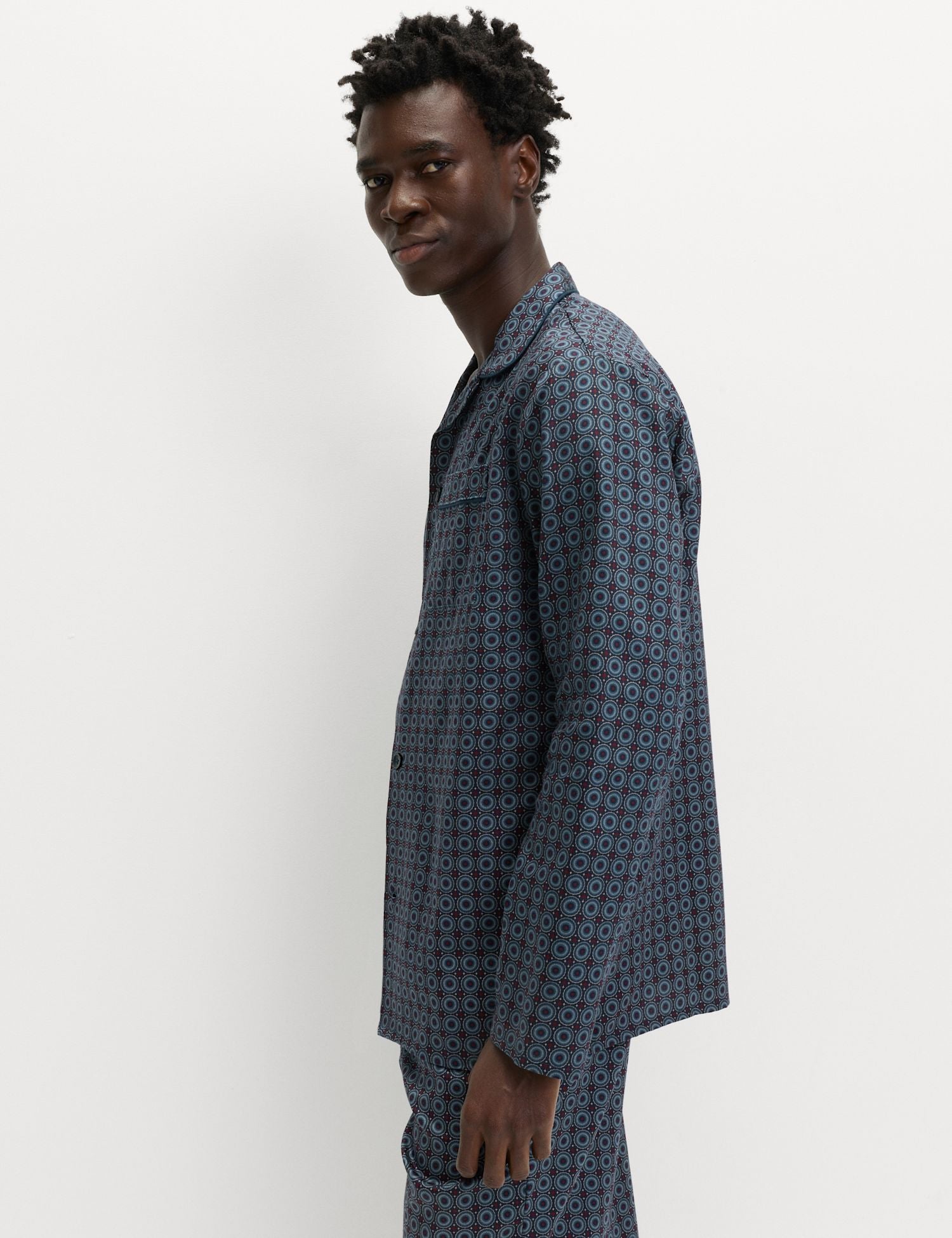 Pure Cotton Mosaic Print Pyjama Set