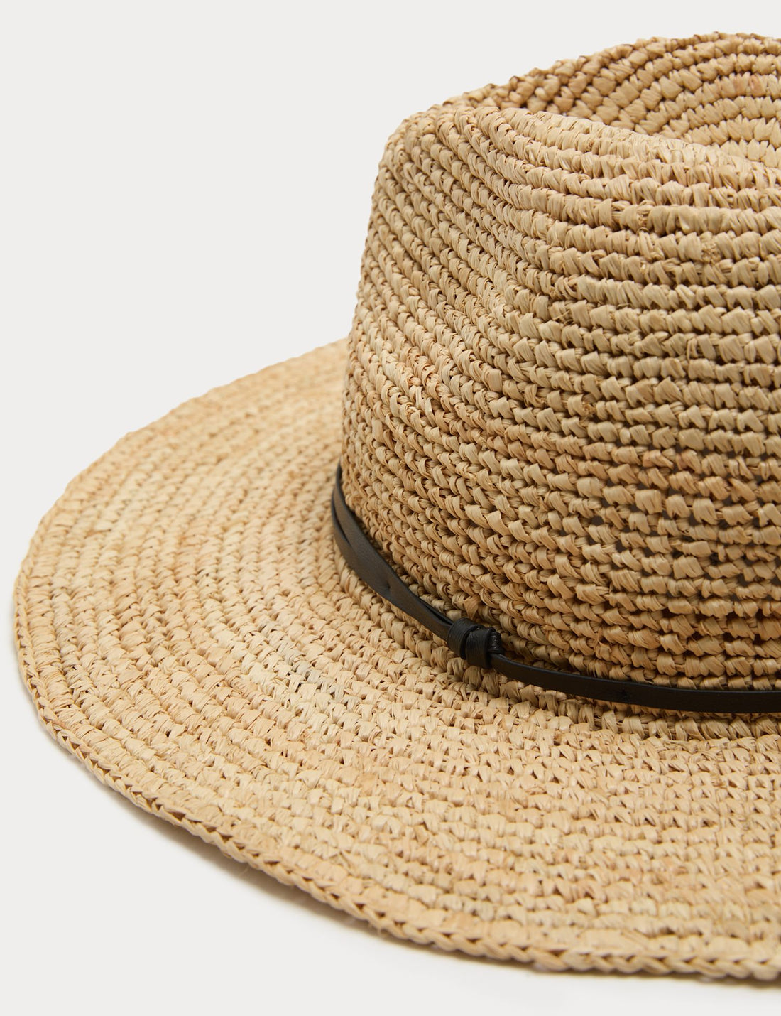 Raffia Fedora Hat