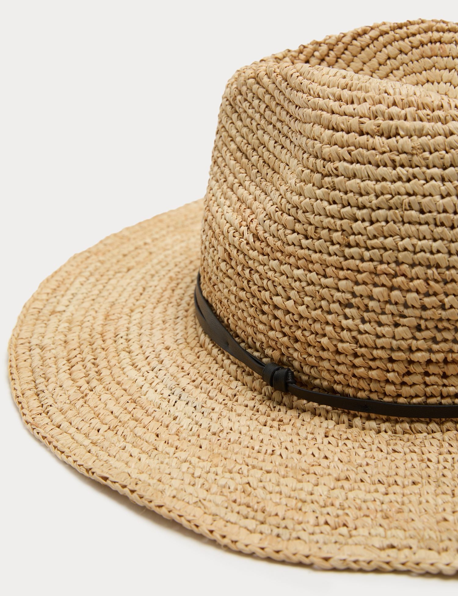 Raffia Fedora Hat