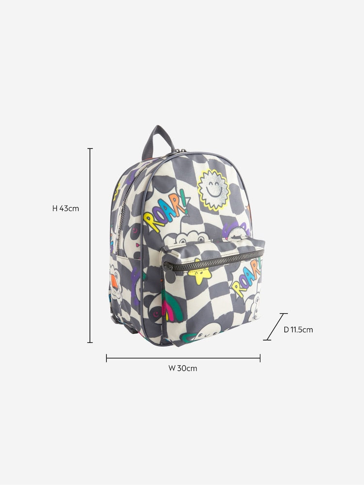 Check Fun Faces Backpack