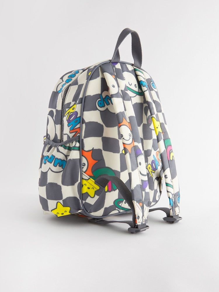 Check Fun Faces Backpack