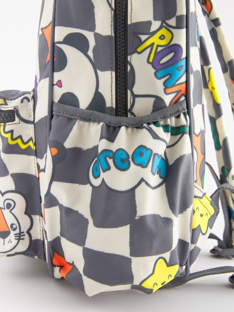 Check Fun Faces Backpack