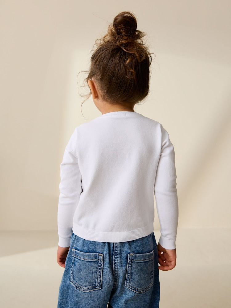 White Cardigan (3mths-10yrs)