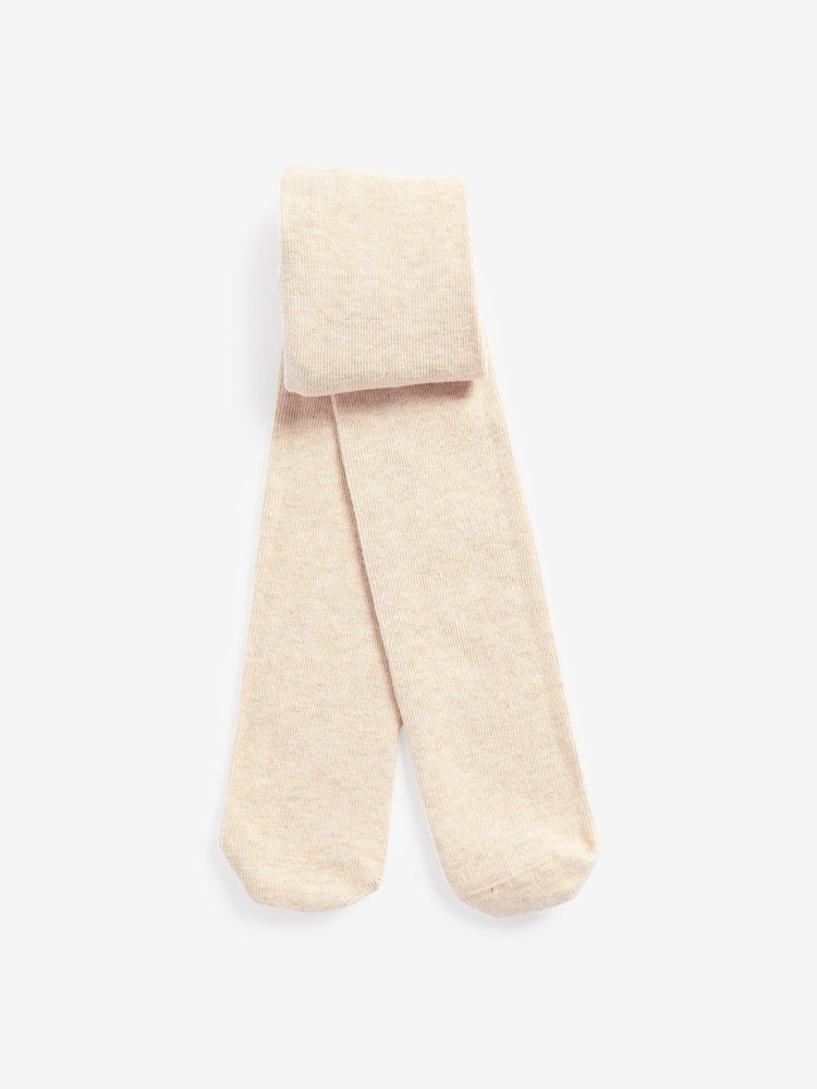 Oatmeal Cream Single Tights - Size 50cm (First Size)