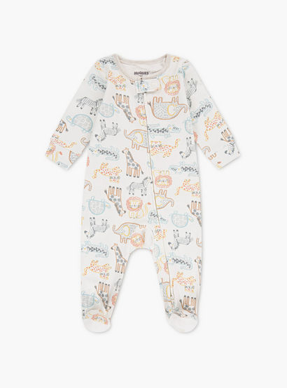 Huggies Long Sleeves Animals Printed Sleepsuit-baby-boys-clothing-nightwear-sleepsuits-image-1