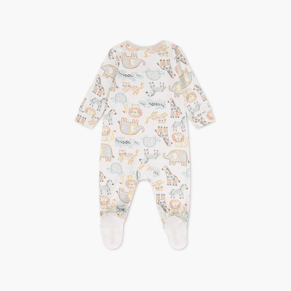 Huggies Long Sleeves Animals Printed Sleepsuit