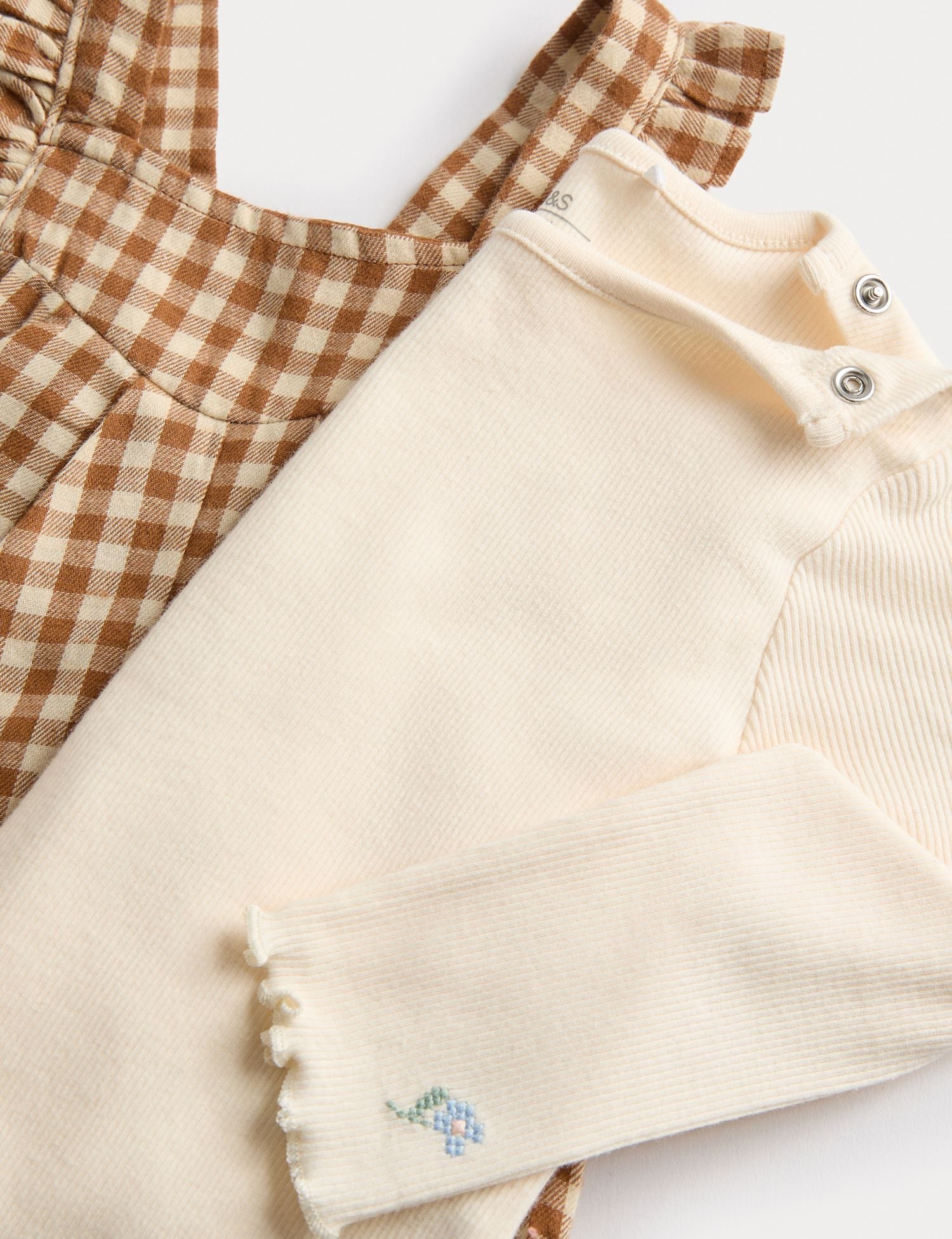 2 Piece Top & Dungaree Set (0-6 Yrs)