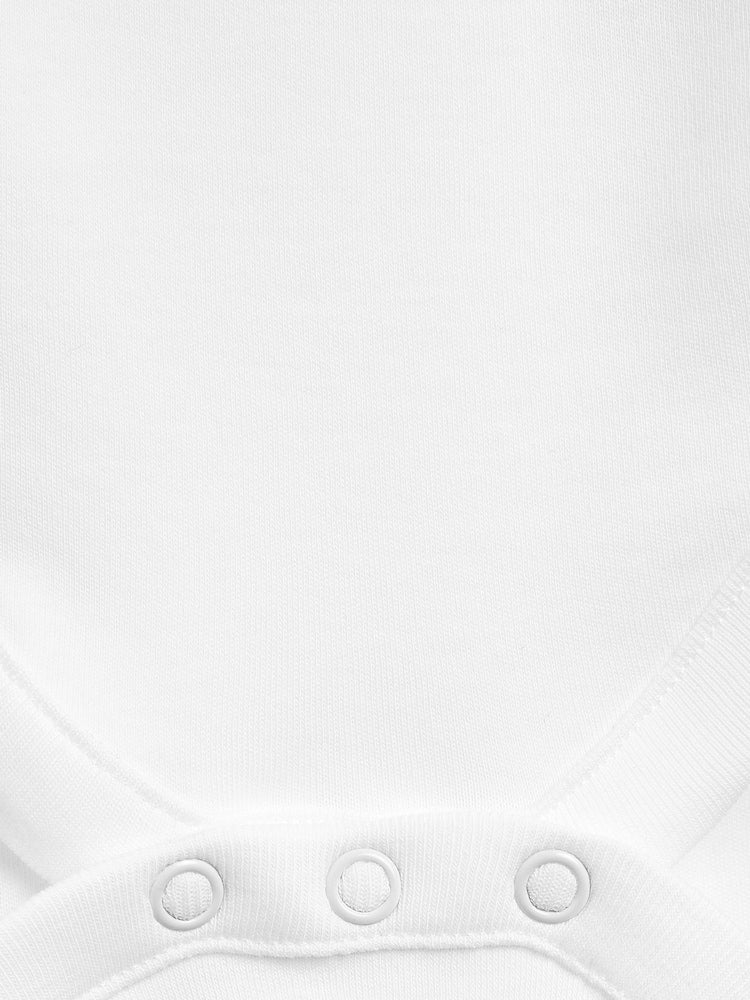 White Essential 7 Pack Short Sleeve Bodysuits
