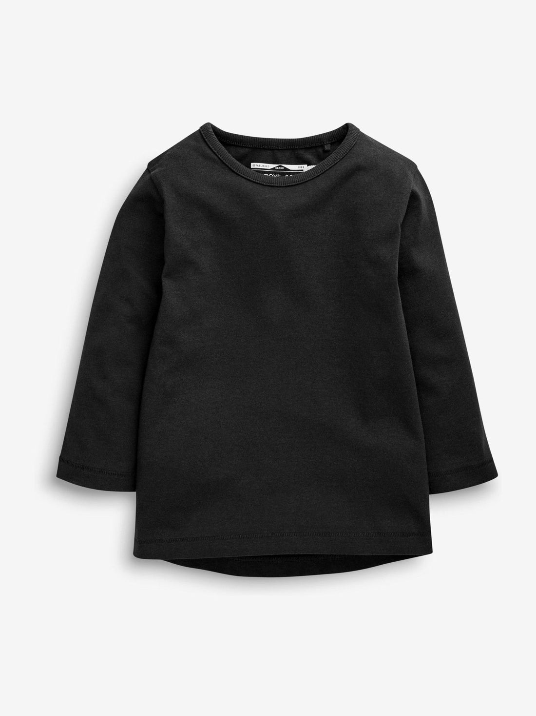 Black 2 Pack Long Sleeve T-Shirts (3mths-7yrs) - Size 3-6 Months (62-68cm)