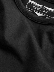 Black 2 Pack Long Sleeve T-Shirts (3mths-7yrs) - Size 3-6 Months (62-68cm)