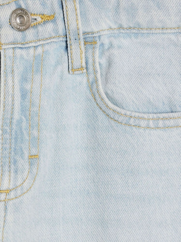 River Island Blue Straight Leg Jeans
