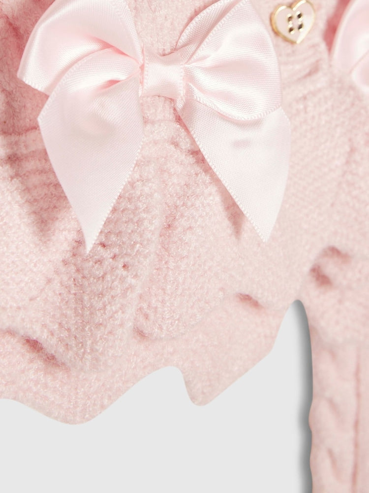 River Island Pink Peplum Cardigan & Legging Set