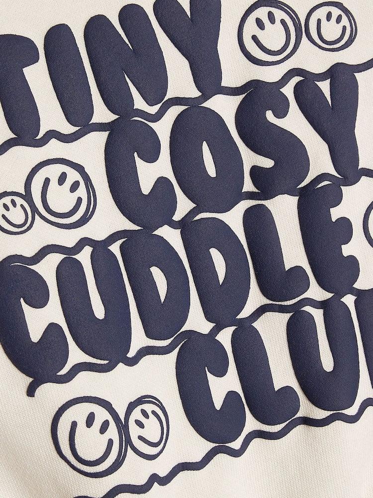 River Island Blue Cuddle Club Sweat Top & Legging Set