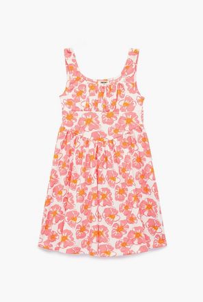 Koton Sleeveless Floral Strappy Dress