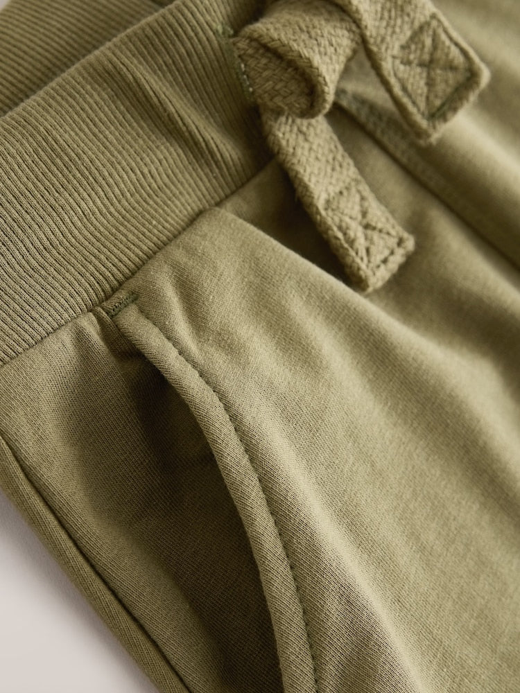 Grey/Black/Green Skinny Fit Joggers 5 Pack (3mths-7yrs)