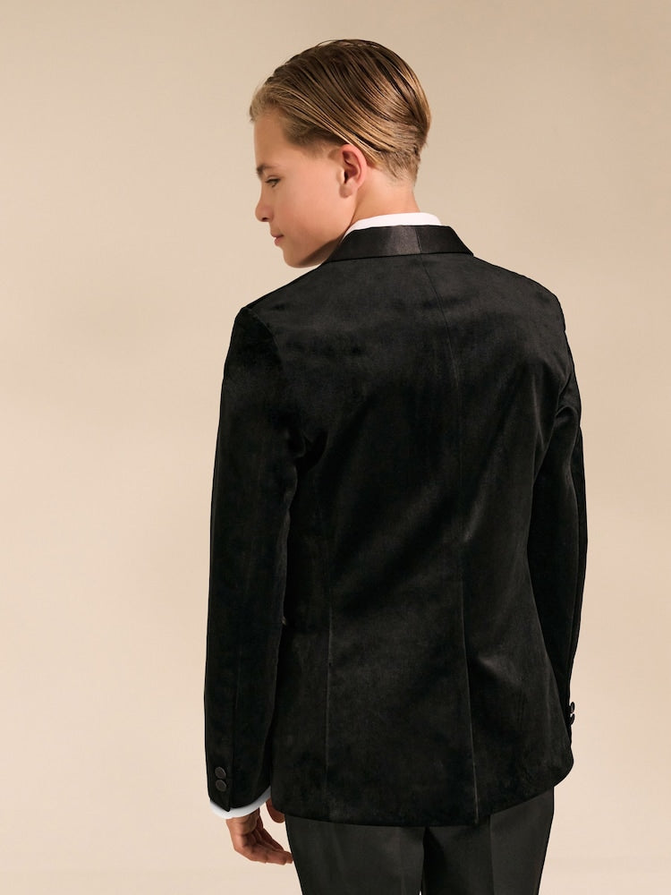 Black Velvet Blazer (3-16yrs)