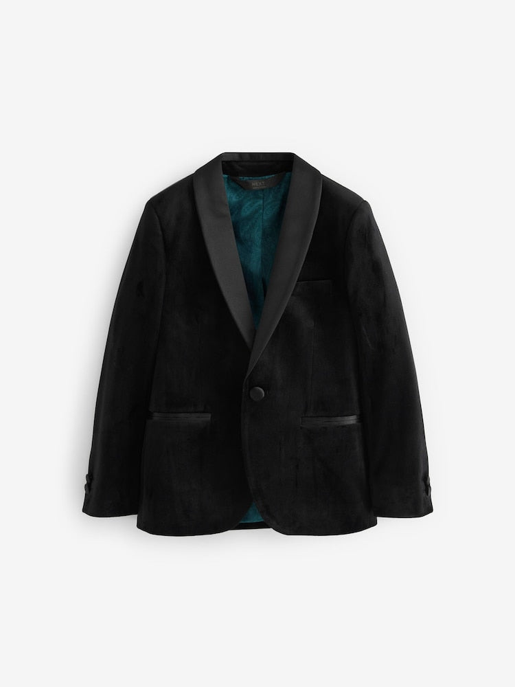Black Velvet Blazer (3-16yrs)