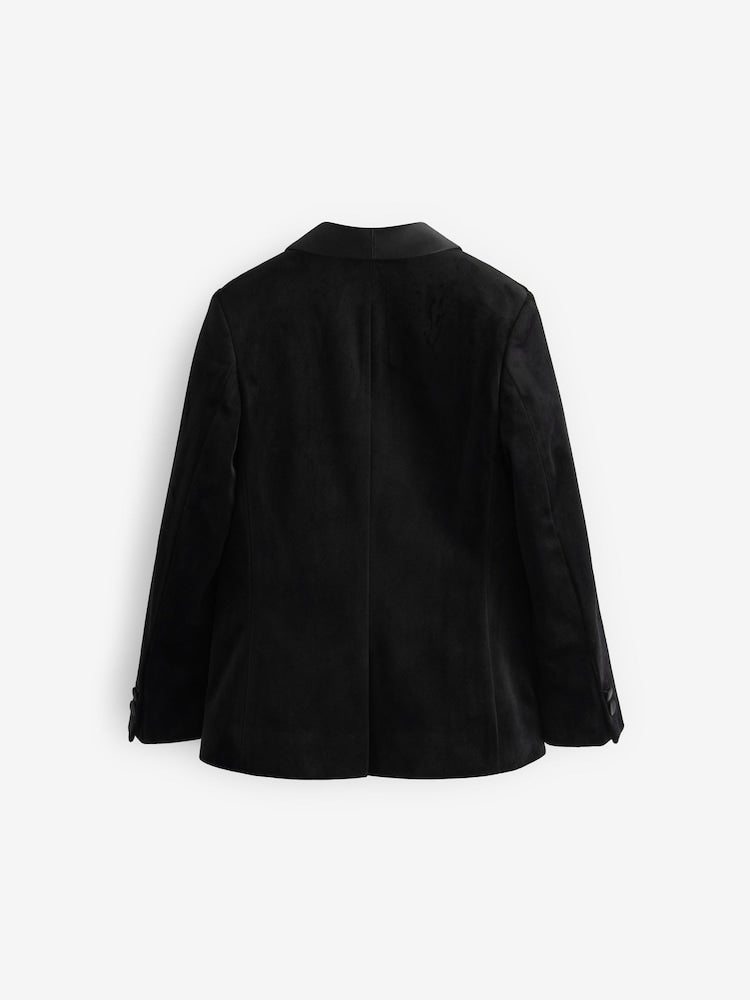 Black Velvet Blazer (3-16yrs)