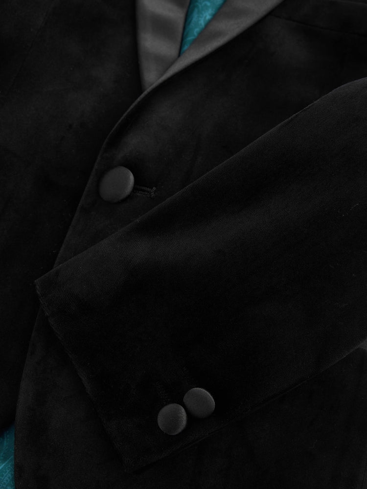 Black Velvet Blazer (3-16yrs)