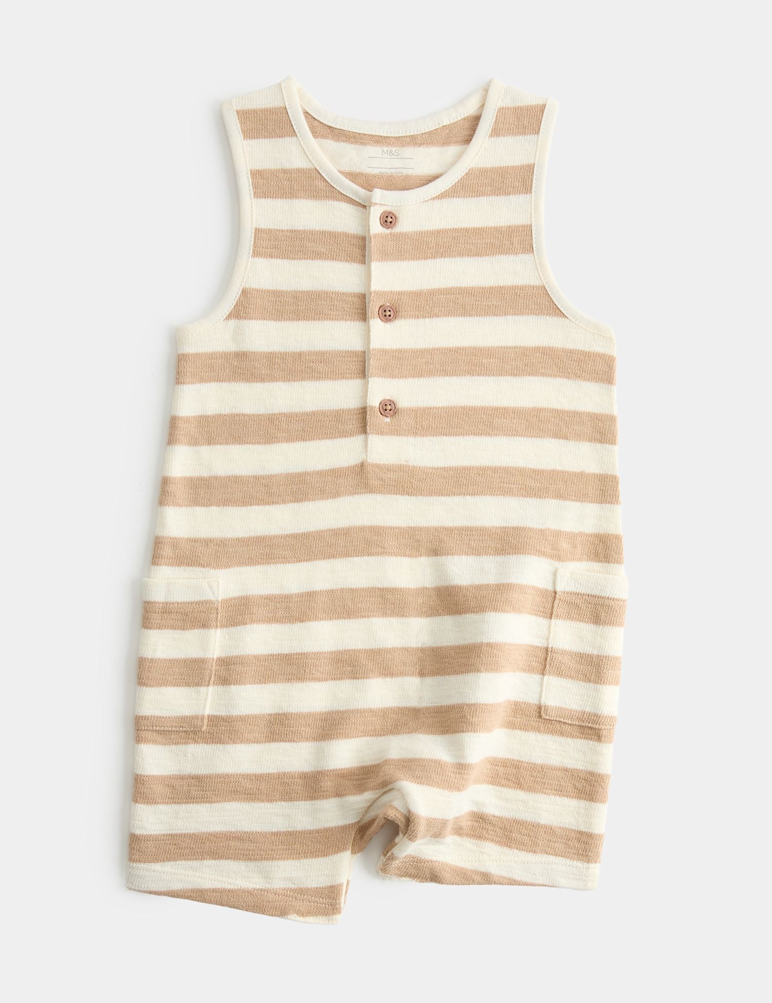 Pure Cotton Striped Romper (0-3 Years)