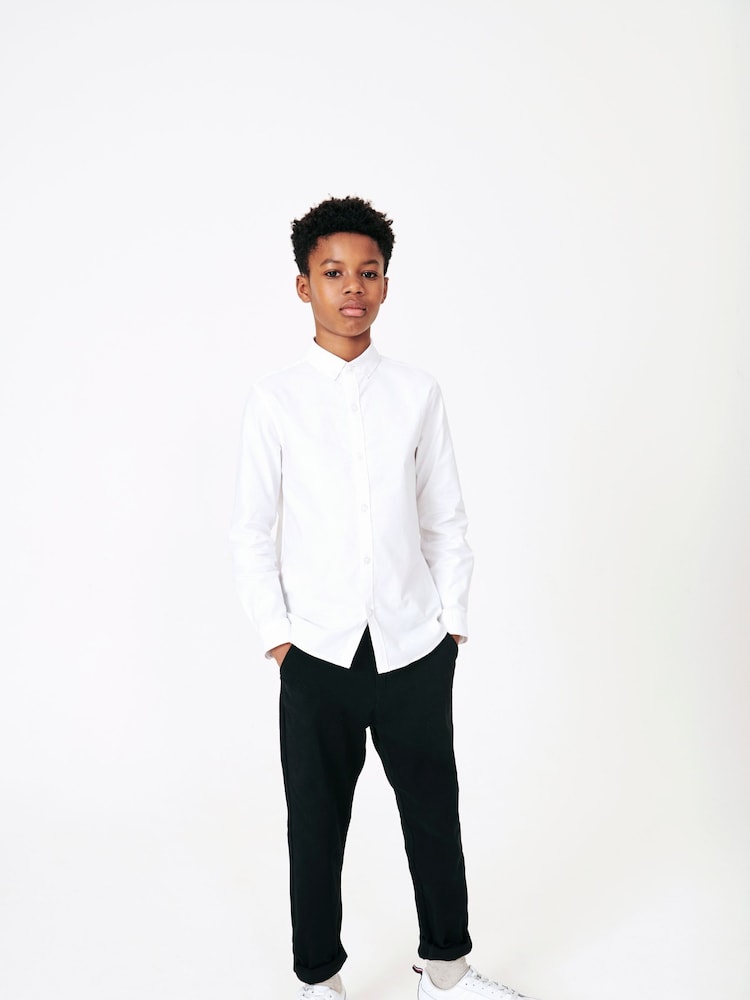 White Plain Oxford Shirt (3-16yrs)