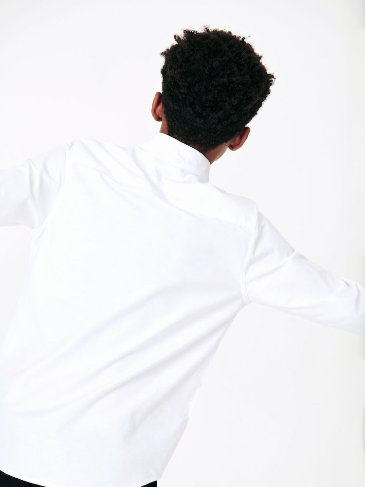 White Plain Oxford Shirt (3-16yrs)