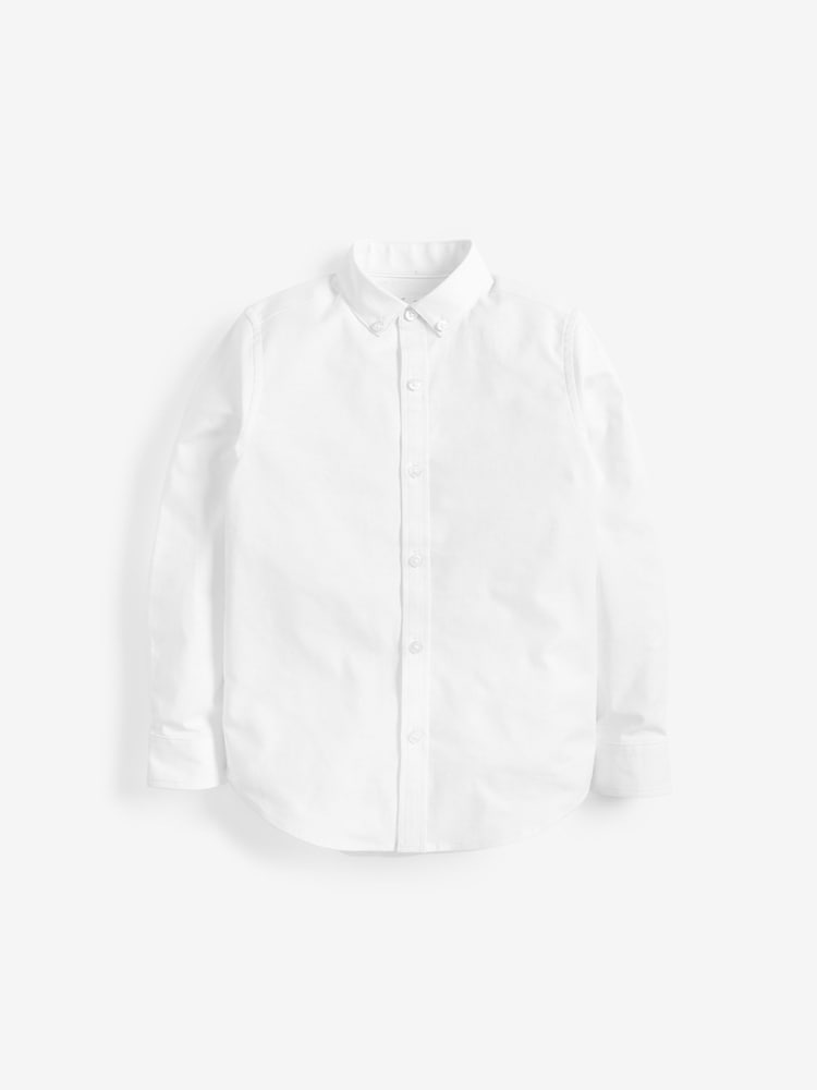 White Plain Oxford Shirt (3-16yrs)