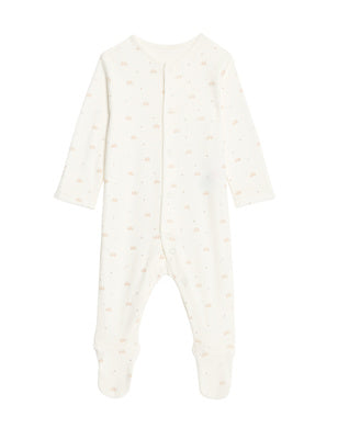 3 Pack Pure Cotton Turtle Sleepsuits (0-3 Yrs)
