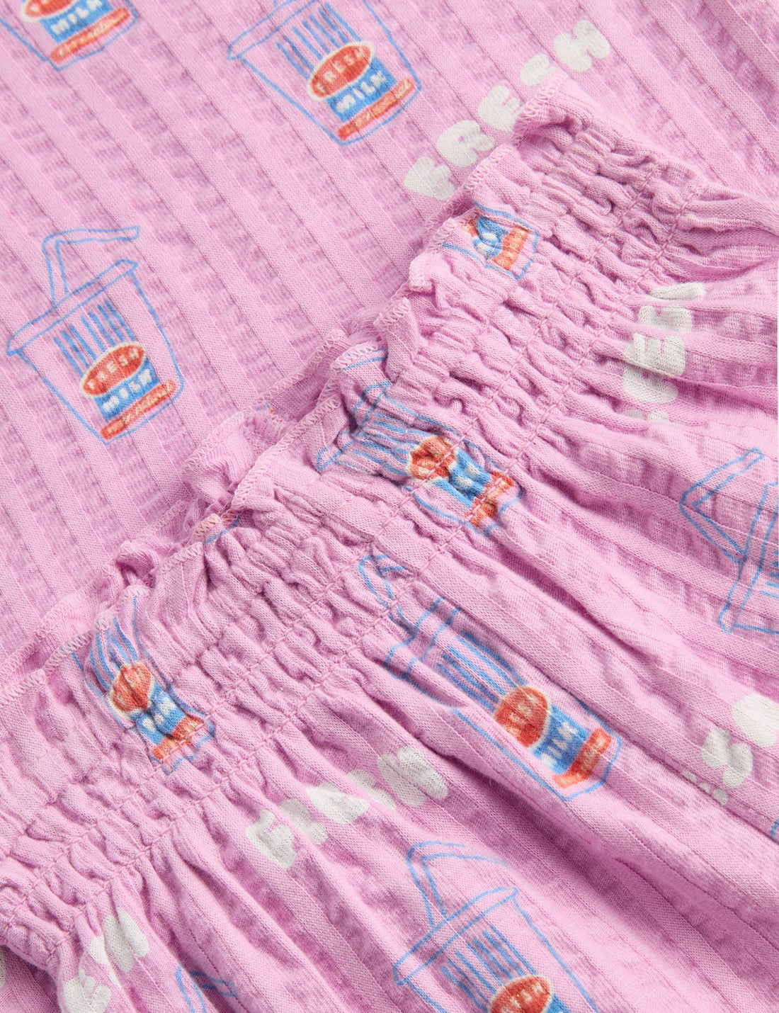 2 Piece Pure Cotton Seersucker Printed Outfit (0-3 Yrs)