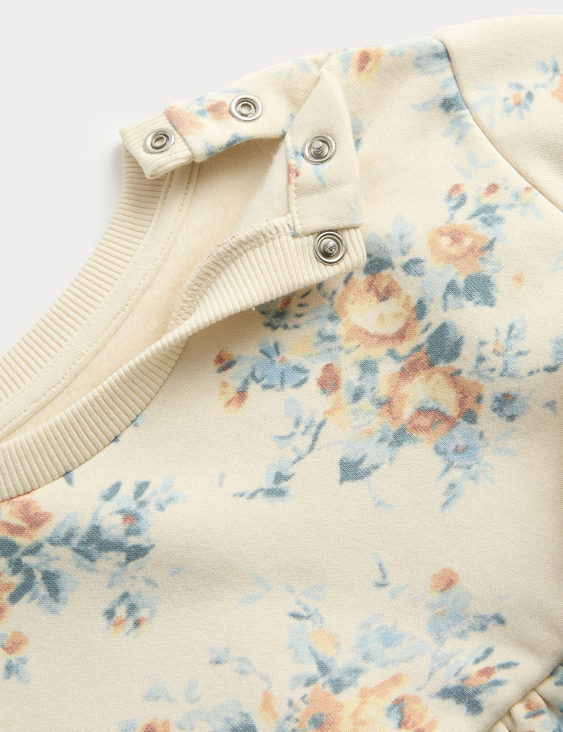 Cotton Rich Floral Sweat Dress (0-3 Yrs)