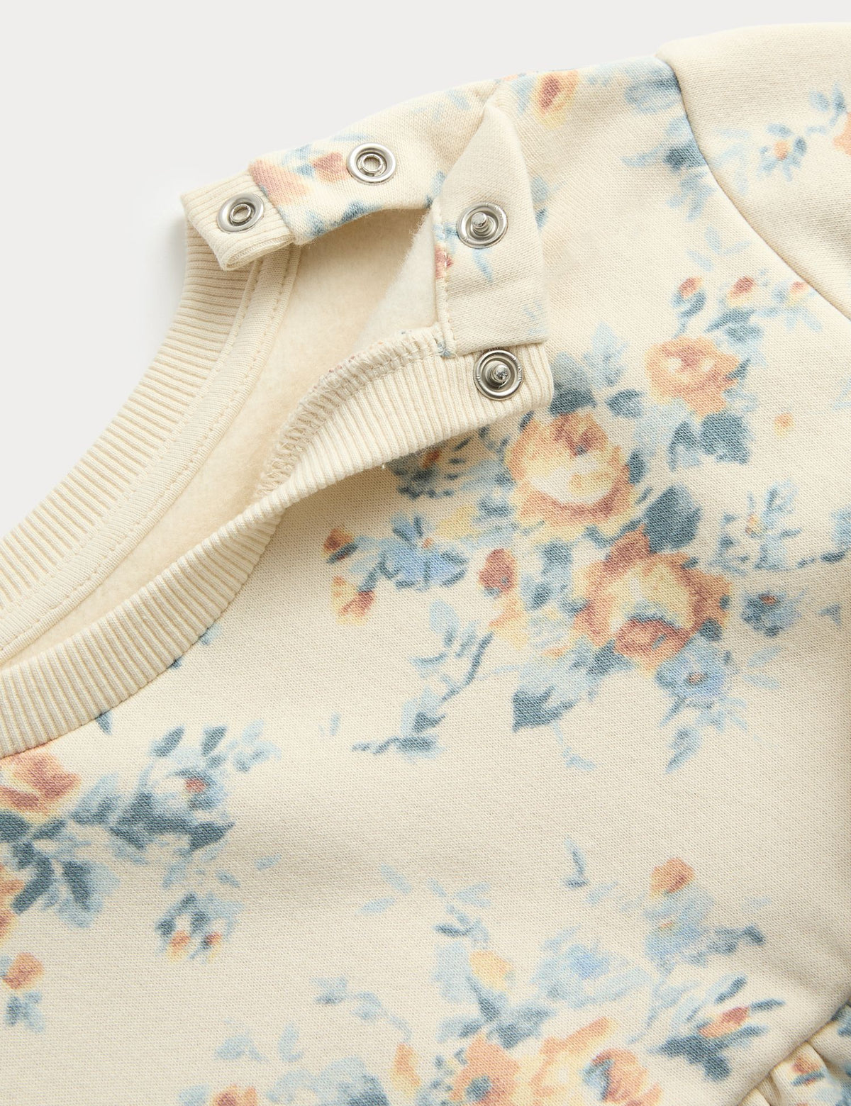 Cotton Rich Floral Sweat Dress (0-3 Yrs)