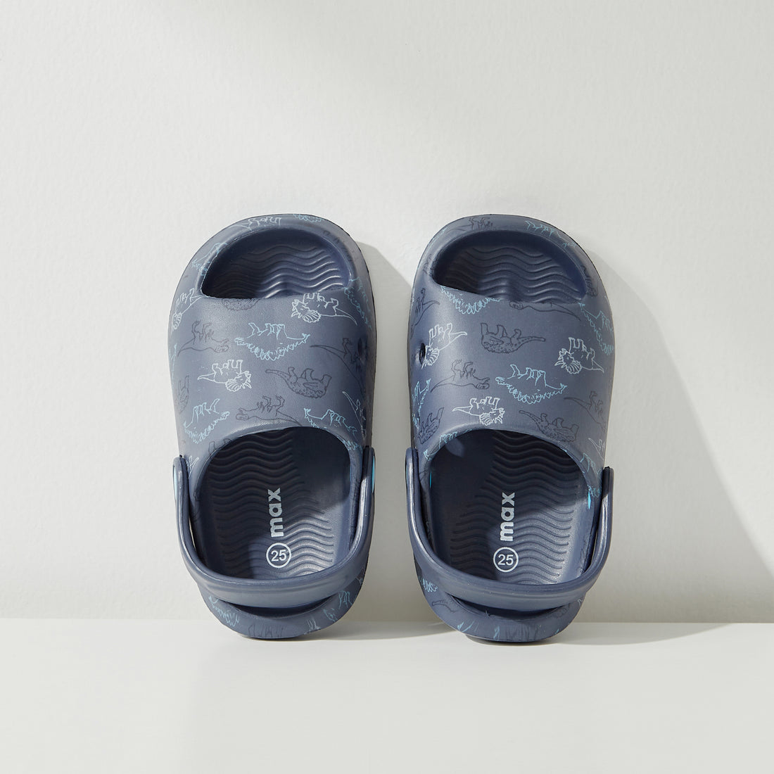 Dinosaur Print Clogs with Backstrap