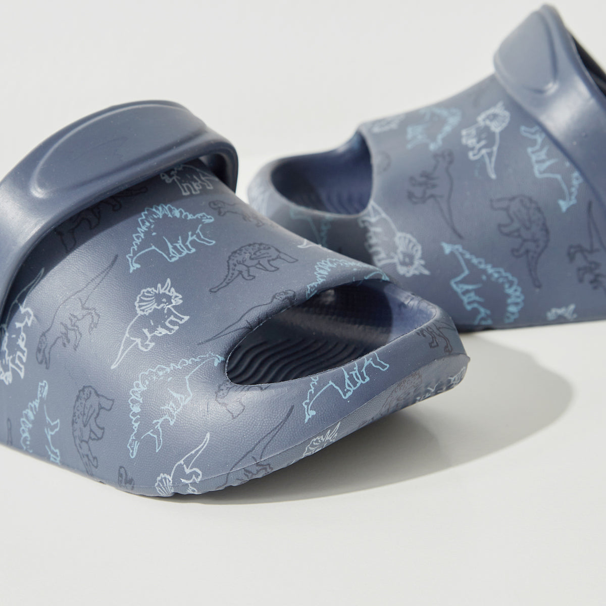 Dinosaur Print Clogs with Backstrap