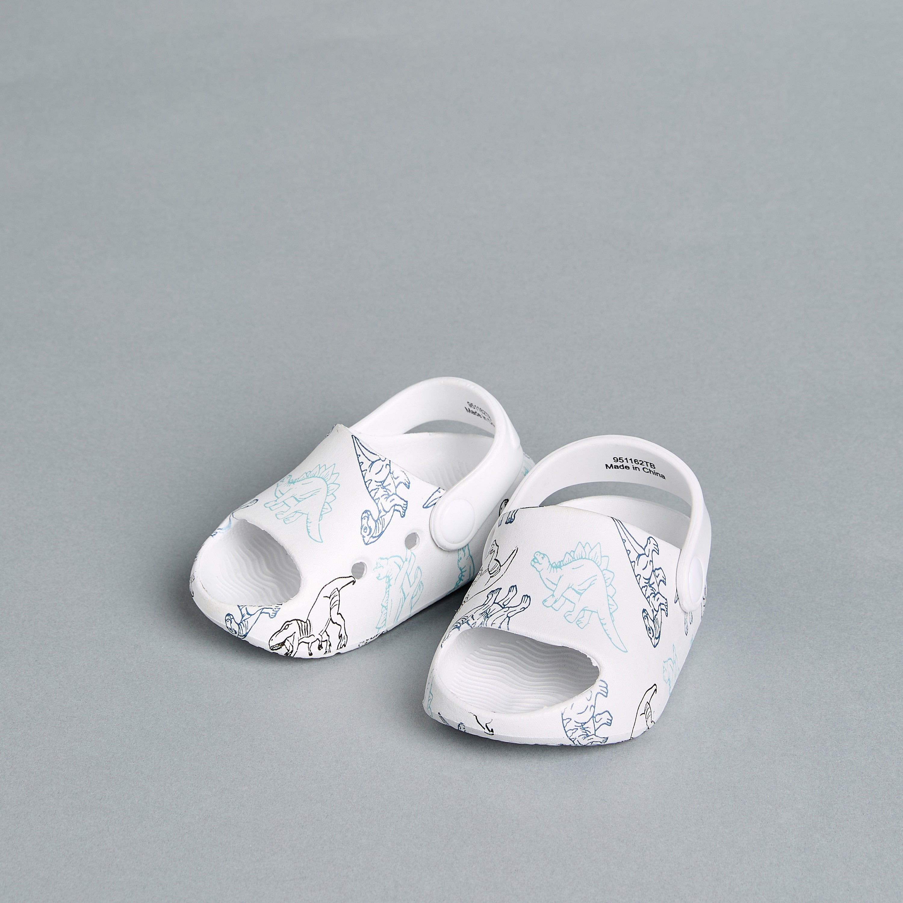 Dinosaur Print Clogs with Backstrap