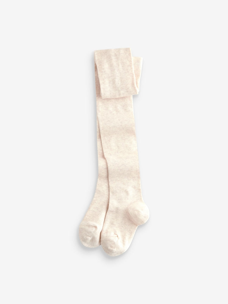 Red Navy Blue and Cream 3 Pack Cotton Rich Tights - Size Up To 6 Months (50 - 68cm)