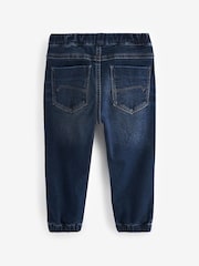 Dark Blue Regular Fit Joggers Jeans With Comfort Stretch (3mths-7yrs) - Size 3-6 Months (62-68cm)