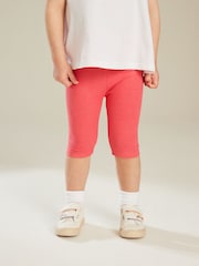 Bright Pink Cropped Leggings (3mths-7yrs) - Size 3-6 Months (62-68cm)