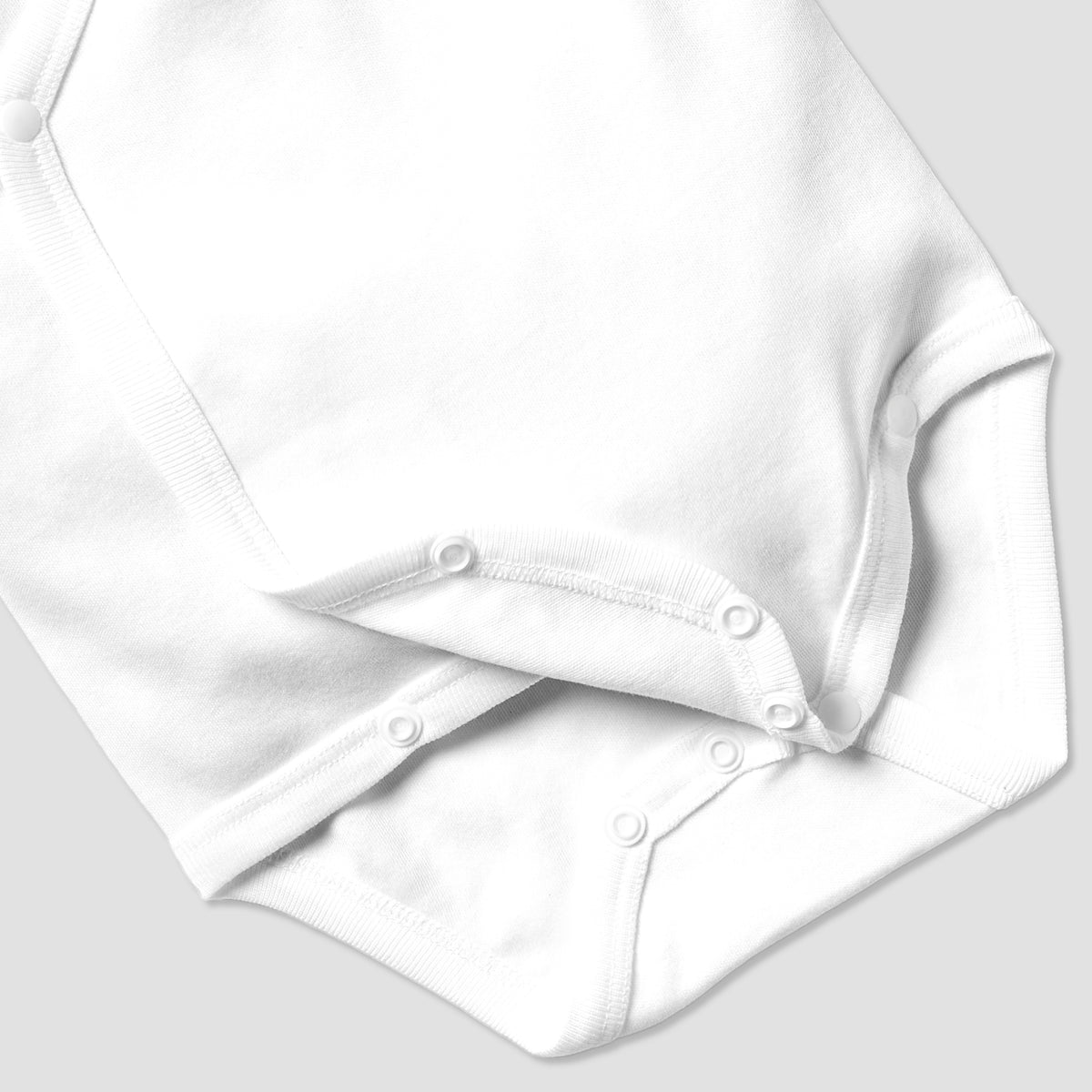 Juniors Solid Bodysuit with Round Neck and Short Sleeves