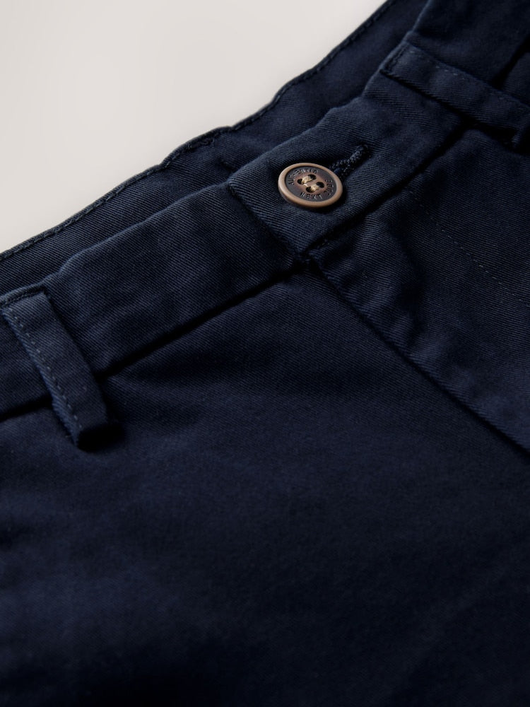 Black Regular Fit Stretch Chino Trousers (3-17yrs)